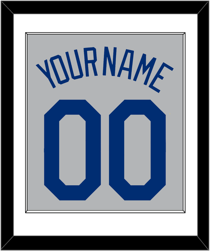 Los Angeles Name & Number - Road Gray - Essential Tier 1