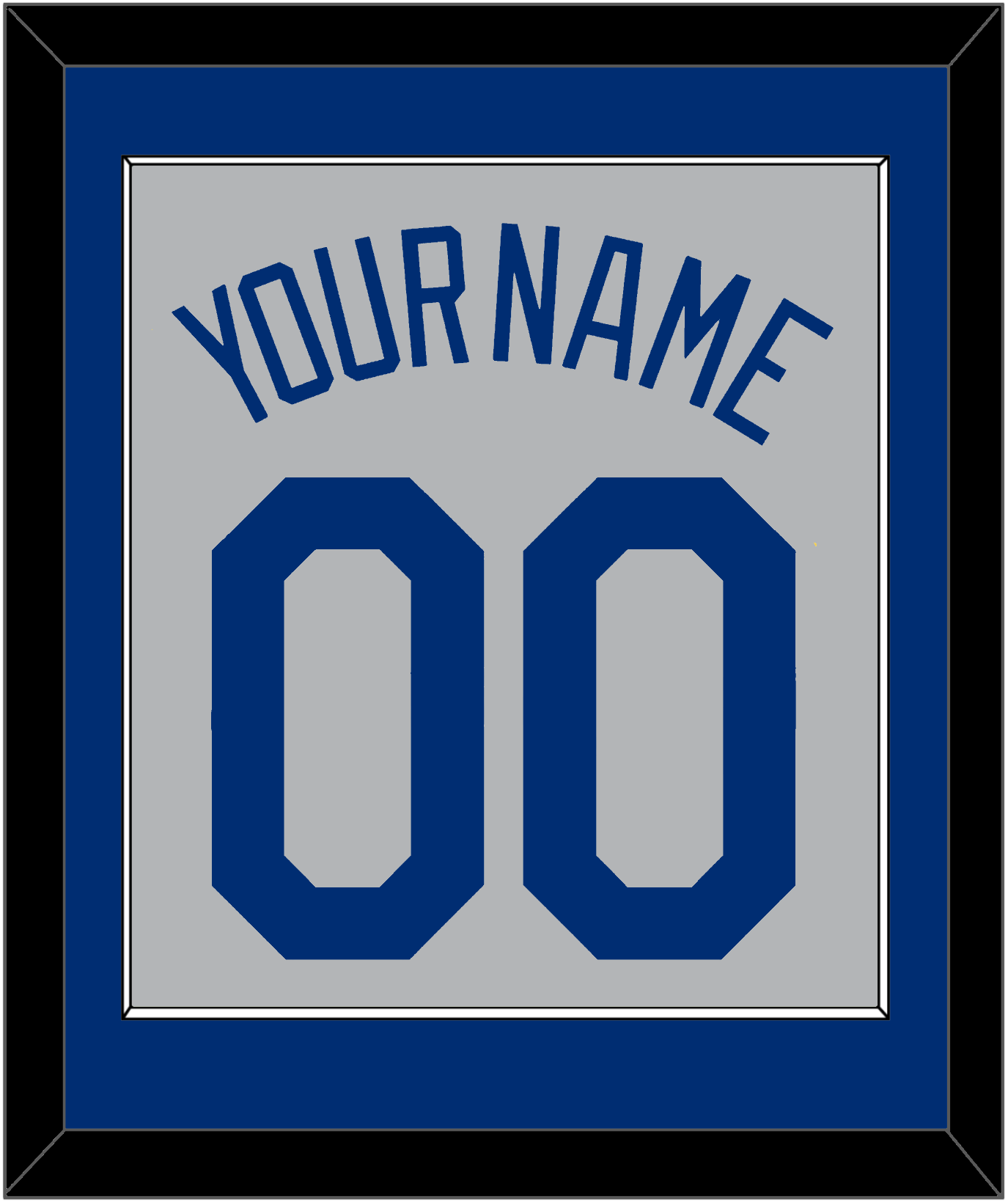 Los Angeles Name & Number - Road Gray - Essential Tier 2