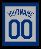 Los Angeles Name & Number - Road Gray - Single Mat 2