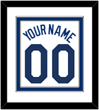 Los Angeles Name & Number - Home White - Double Mat 1