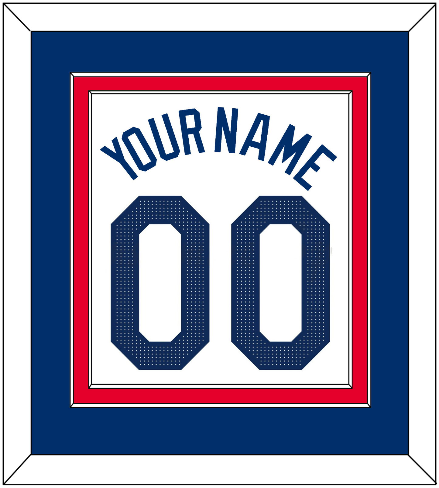 Los Angeles Name & Number - Home White - Signature Tier 2