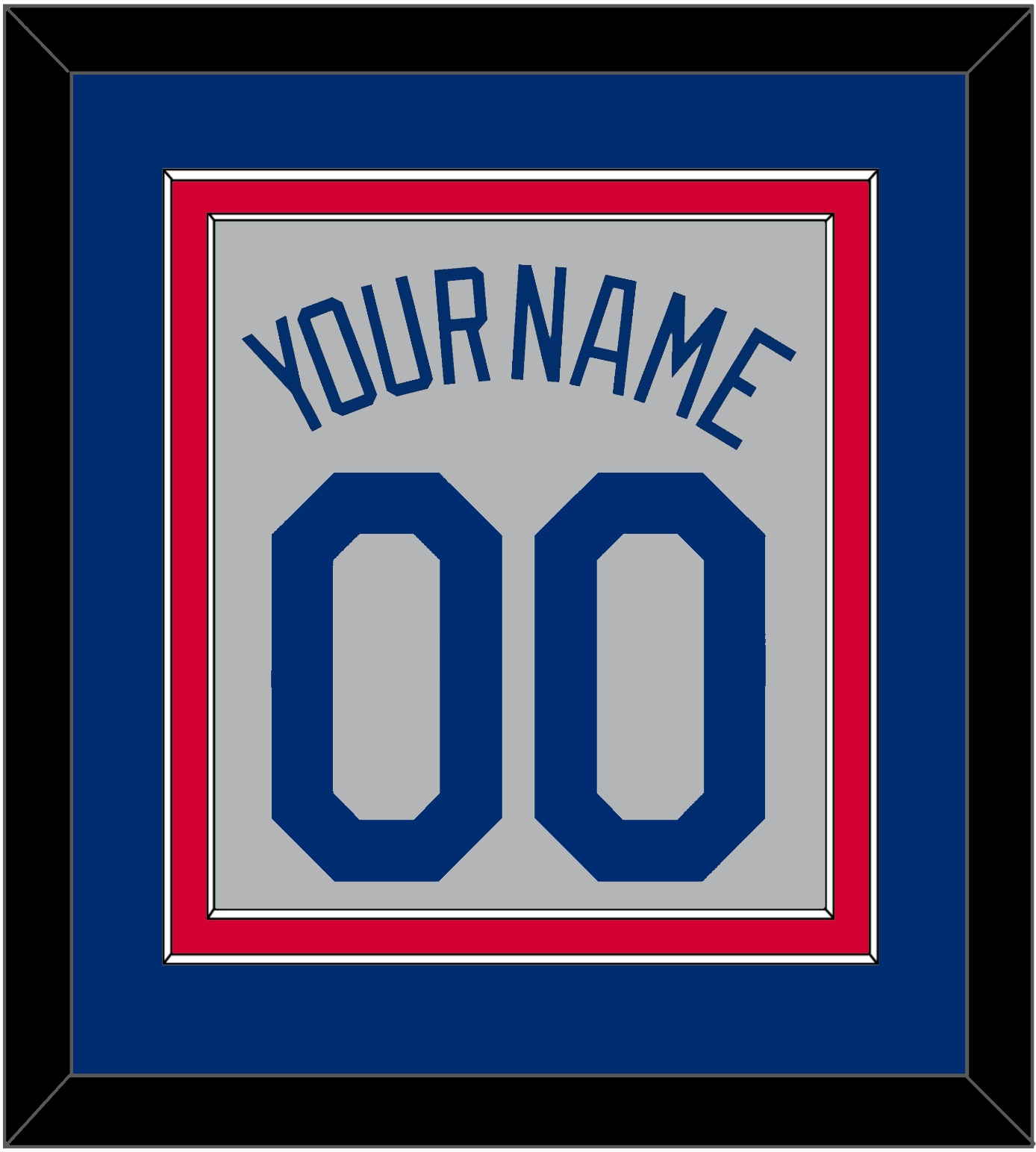 Los Angeles Name & Number - Road Gray - Signature Tier 2