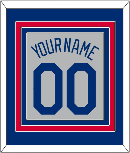 Los Angeles Name & Number - Road Gray - Premier Tier 2