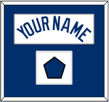 Los Angeles Name & Logo Patch - Home White - Single Mat 1