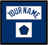 Los Angeles Name & Logo Patch - Home White - Single Mat 1