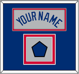Los Angeles Name & Logo Patch - Road Gray - Double Mat 2