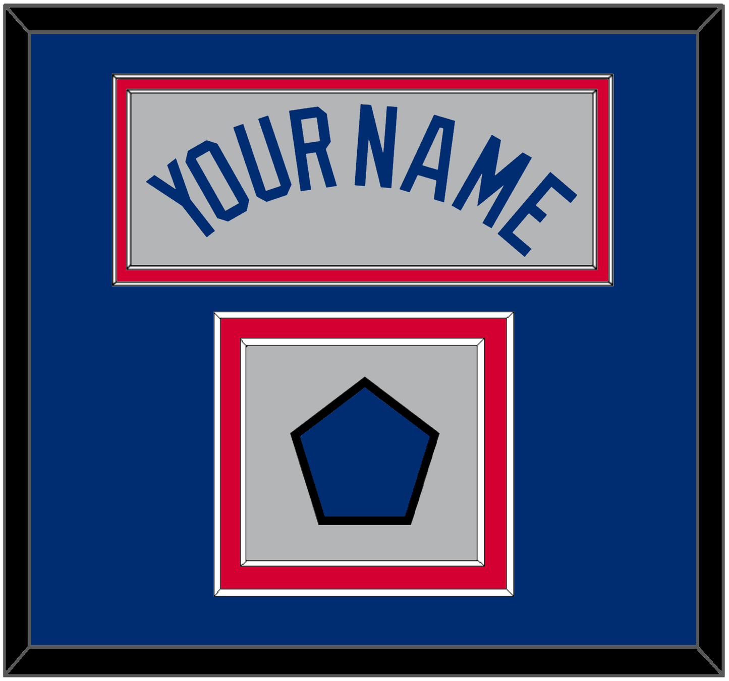 Los Angeles Name & Logo Patch - Road Gray - Signature Tier 2