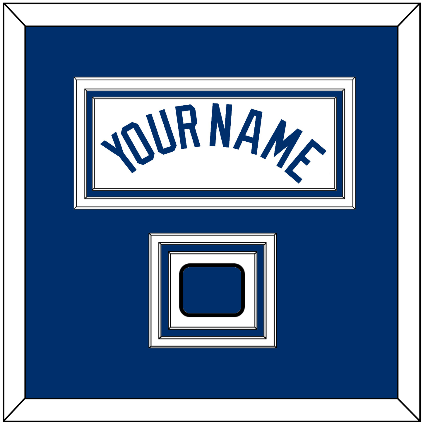 Los Angeles Name & Logo Patch - Home White - Premier Tier 2