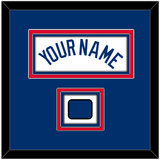 Los Angeles Name & Logo Patch - Home White - Triple Mat 3