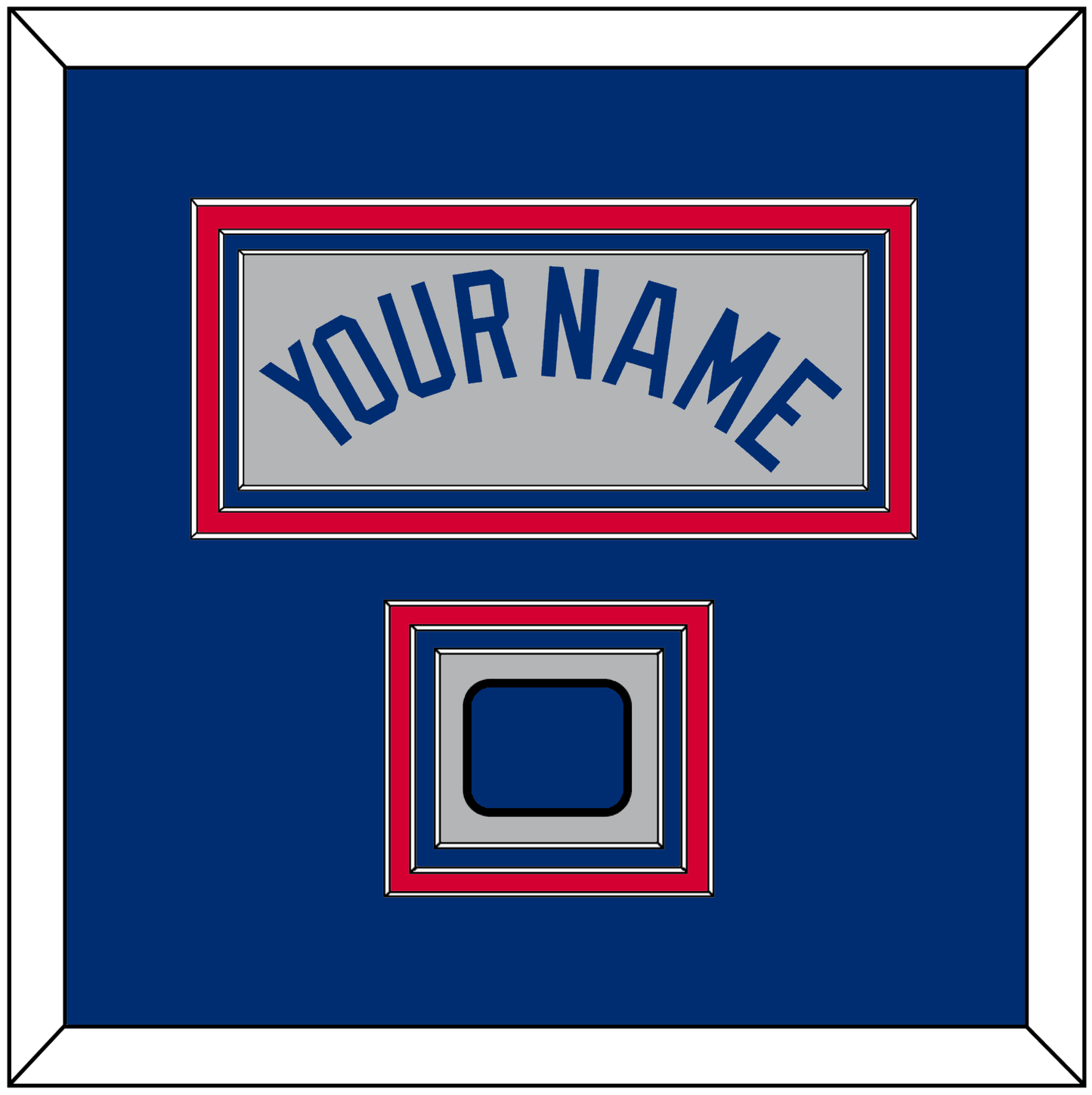 Los Angeles Name & Logo Patch - Road Gray - Premier Tier 2