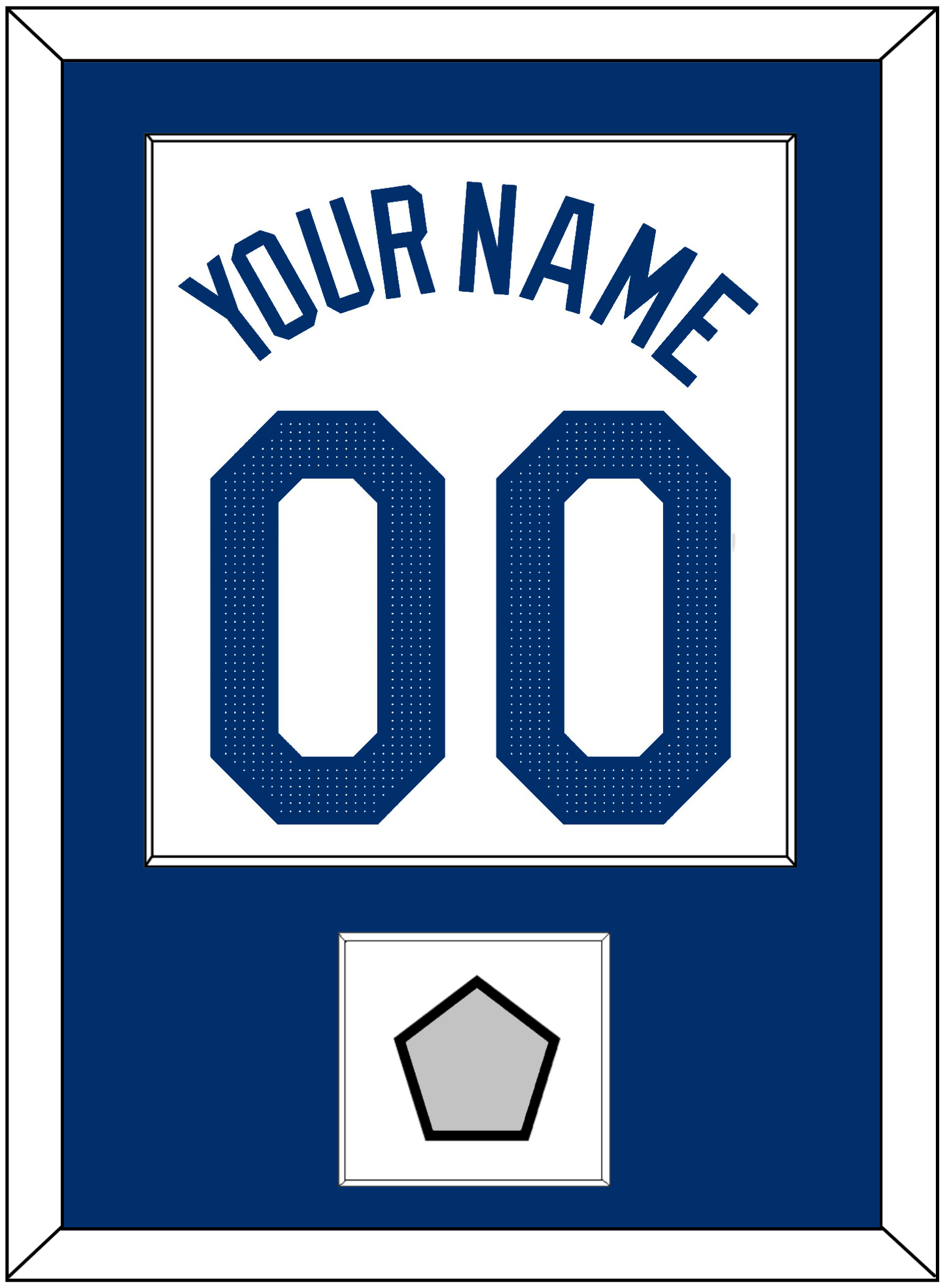 Los Angeles Name, Number & World Series Jersey Patch - Home White - Essential Tier 1