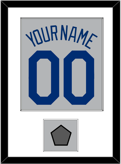 Los Angeles Name, Number & World Series Champions Patch - Road Gray - Essential Tier 1