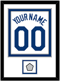 Los Angeles Name, Number & World Series Champions Patch - Home White - Double Mat 1