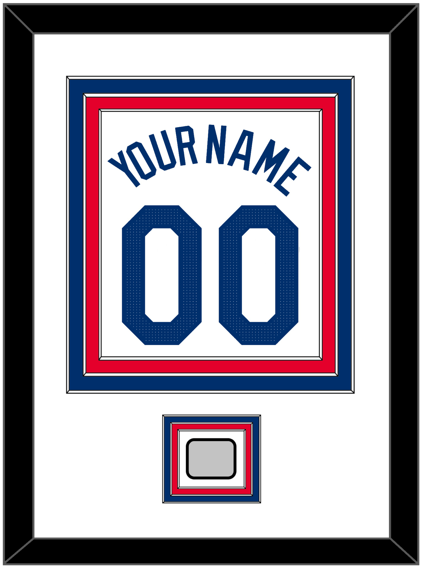 Los Angeles Name, Number & World Series Champions Patch - Home White - Premier 1