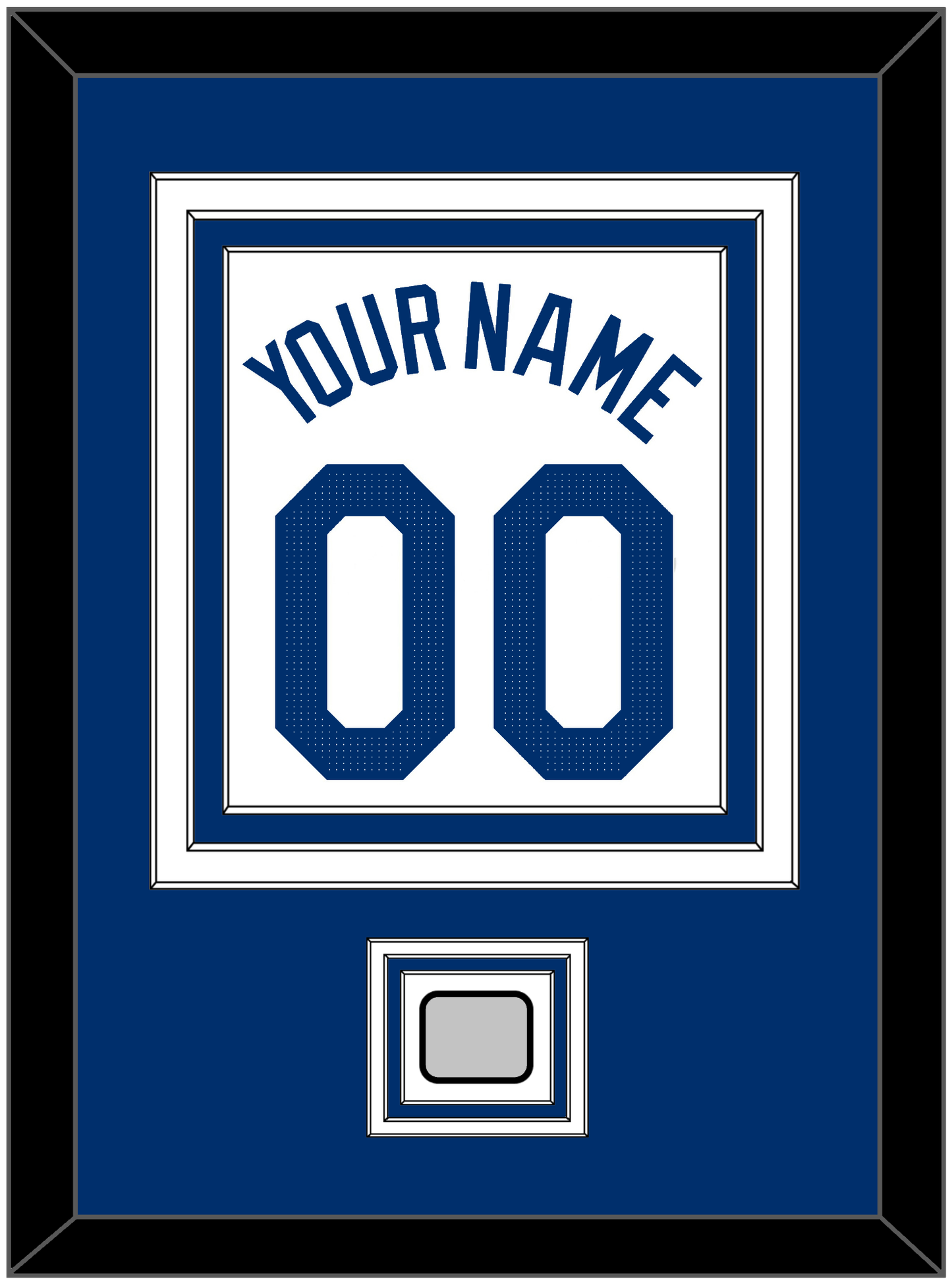 Los Angeles Name, Number & World Series Jersey Patch - Home White - Premier Tier 2