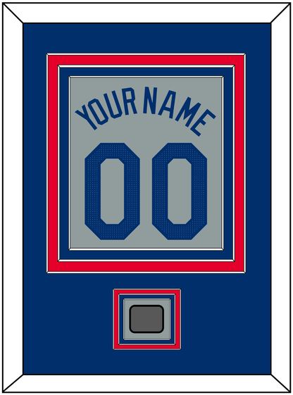 Los Angeles Name, Number & World Series Champions Patch - Road Gray - Premier Tier 2
