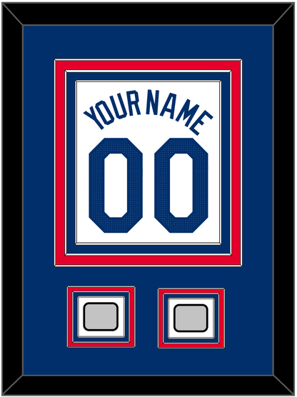Los Angeles Name, Number & 2 World Series Champions Patches - Home White - Premier Tier 3