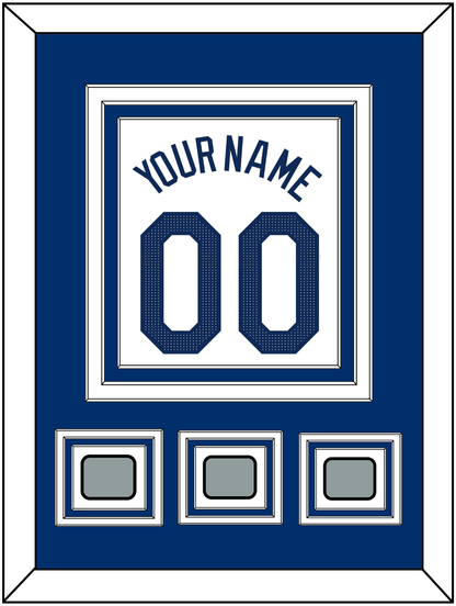 Los Angeles Name, Number & 3 World Series Jersey Patches - Home White - Premier Tier 2