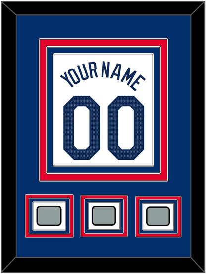 Los Angeles Name, Number & 3 World Series Jersey Patches - Home White - Premier Tier 3