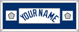 Los Angeles Name & 2 World Series Jersey Patches - Home White (2007-2023) - Single Mat 2