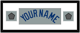 Los Angeles Name & 2 World Series Jersey Patches - Road Gray - Single Mat 2