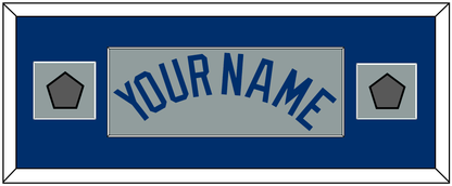 Los Angeles Name & 2 World Series Champions Patches - Road Gray - Essential Tier 4
