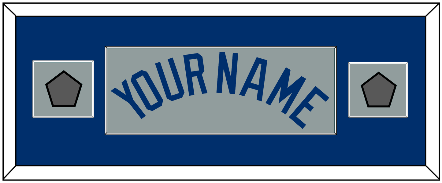 Los Angeles Name & 2 World Series Jersey Patches - Road Gray - Essential Tier 4