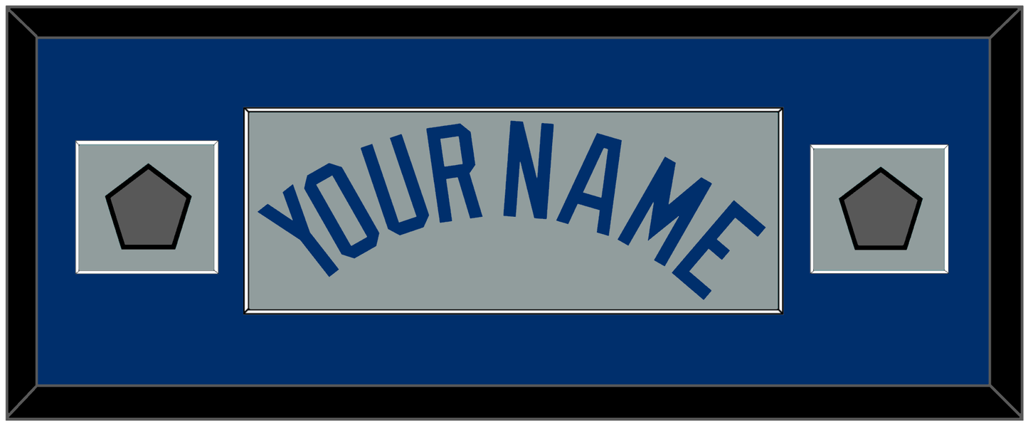 Los Angeles Name & 2 World Series Jersey Patches - Road Gray - Essential Tier 4