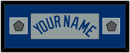 Los Angeles Name & 2 World Series Jersey Patches - Road Gray - Essential Tier 4
