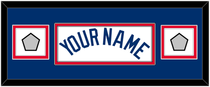 Los Angeles Name & 2 World Series Jersey Patches - Home White - Signature Tier 4