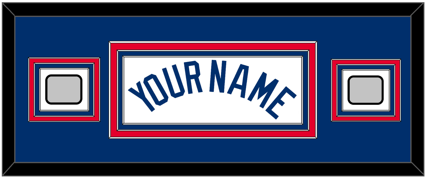 Los Angeles Name & 2 World Series Champions Patches - Home White - Premier Tier 6