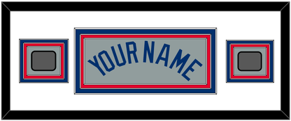 Los Angeles Name & 2 World Series Jersey Patches - Road Gray - Premier Tier 2