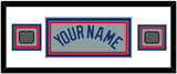 Los Angeles Name & 2 World Series Jersey Patches - Road Gray - Triple Mat 2