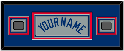 Los Angeles Name & 2 World Series Jersey Patches - Road Gray - Premier Tier 4