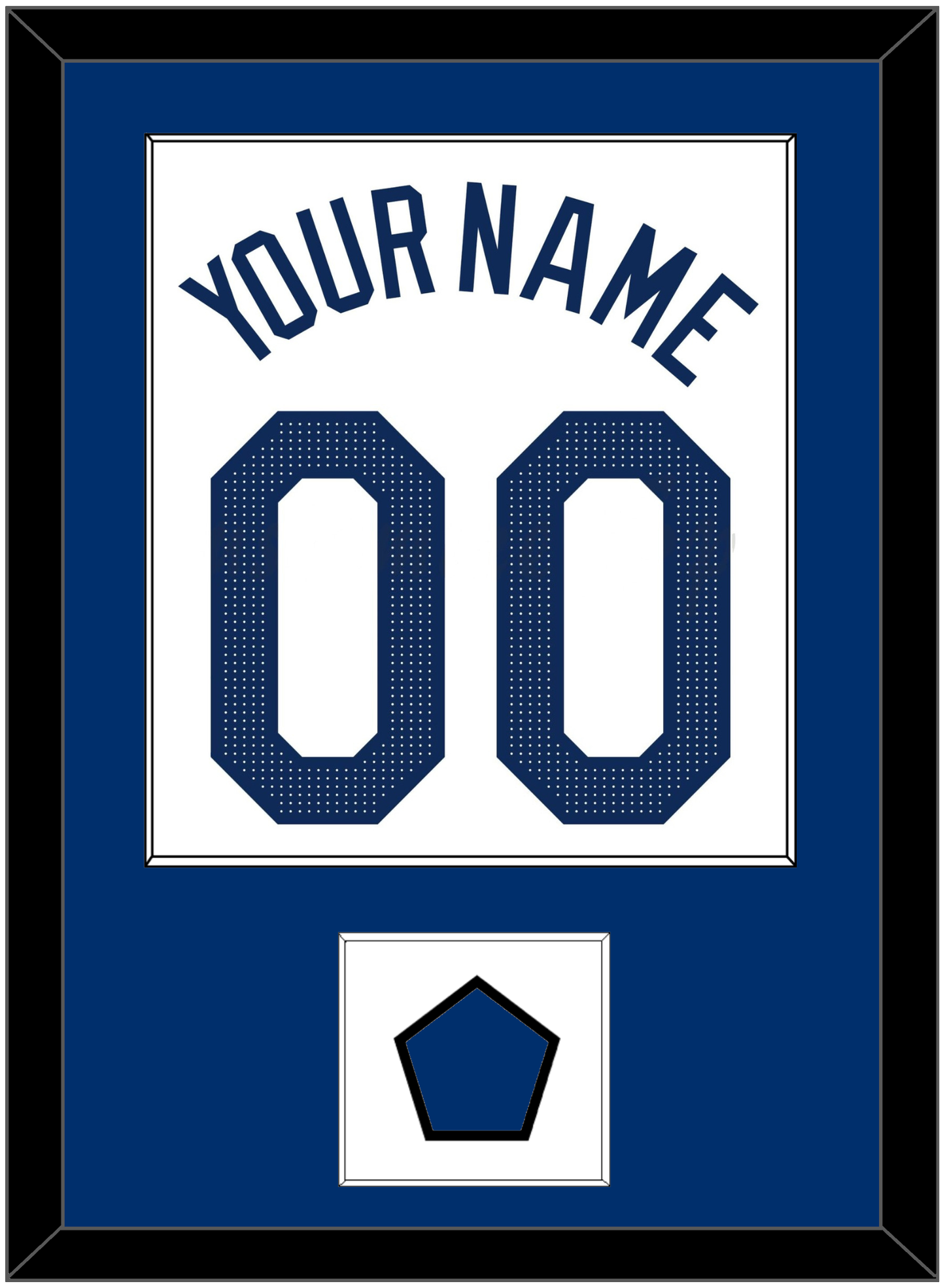 Los Angeles Name, Number & Logo Patch - Home White - Essential Tier 1