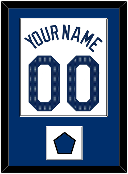 Los Angeles Name, Number & Logo Patch - Home White - Essential Tier 1