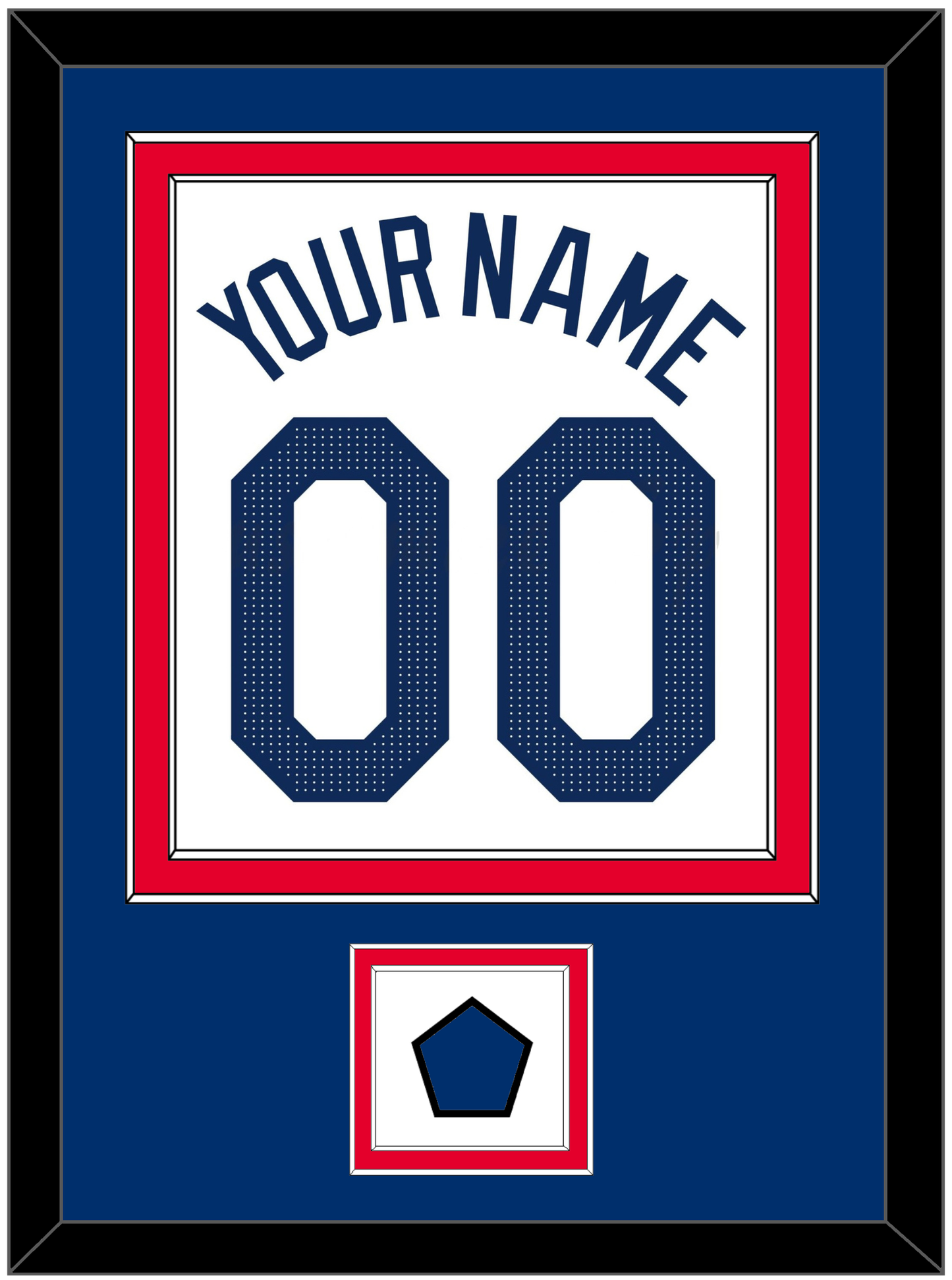 Los Angeles Name, Number & Logo Patch - Home White - Signature Tier 2