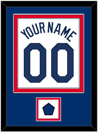 Los Angeles Name, Number & Logo Patch - Home White - Signature Tier 2
