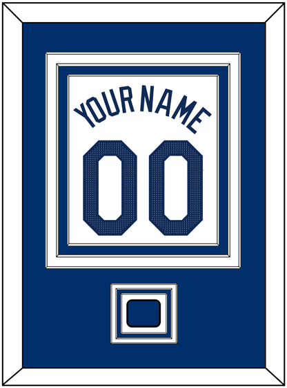 Los Angeles Name, Number & Logo Patch - Home White - Premier Tier 2