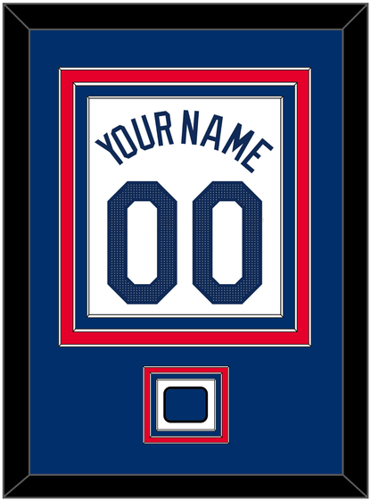 Los Angeles Name, Number & Logo Patch - Home White - Premier Tier 3