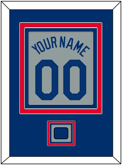 Los Angeles Name, Number & Logo Patch - Road Gray - Premier Tier 2