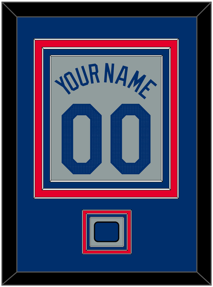Los Angeles Name, Number & Logo Patch - Road Gray - Premier Tier 2
