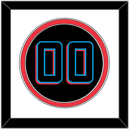 Miami Number - Alternate Black (2019-2023) - Signature Tier 2