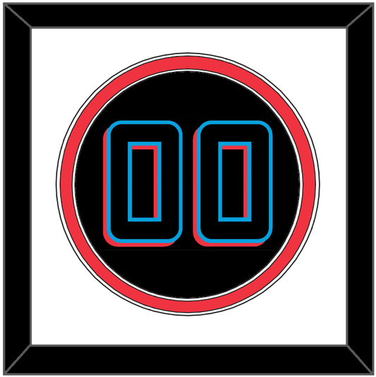 Miami Number - Alternate Black (2019-2023) - Signature Tier 2