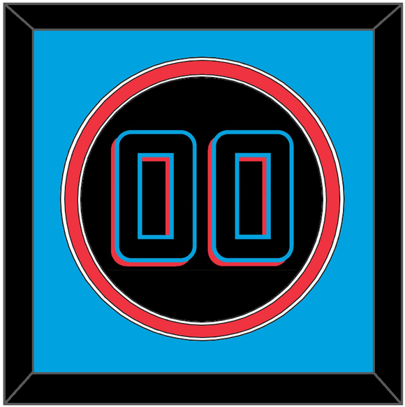 Miami Number - Alternate Black - Double Mat 3