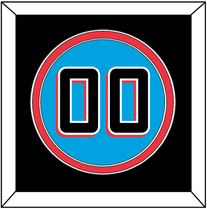 Miami Number - Alternate Blue - Signature Tier 3
