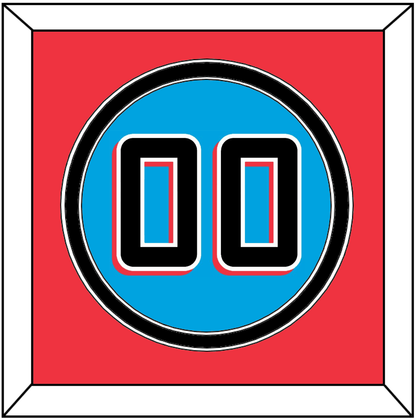 Miami Number - Alternate Blue - Signature Tier 4