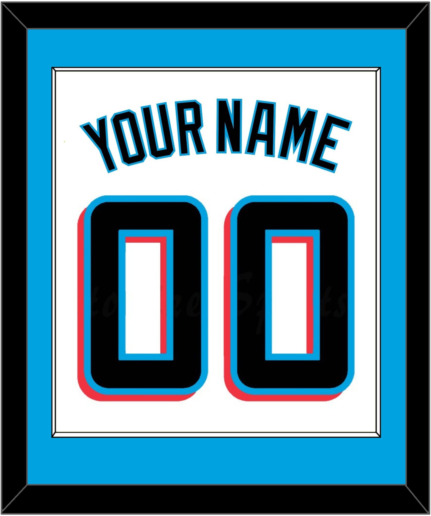 Miami Name & Number - Home White - Essential Tier 1