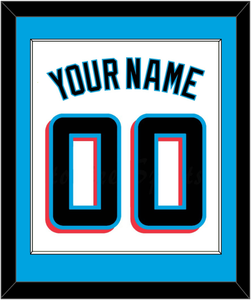 Miami Name & Number - Home White - Single Mat 1