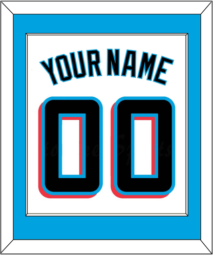 Miami Name & Number - Home White - Essential Tier 1